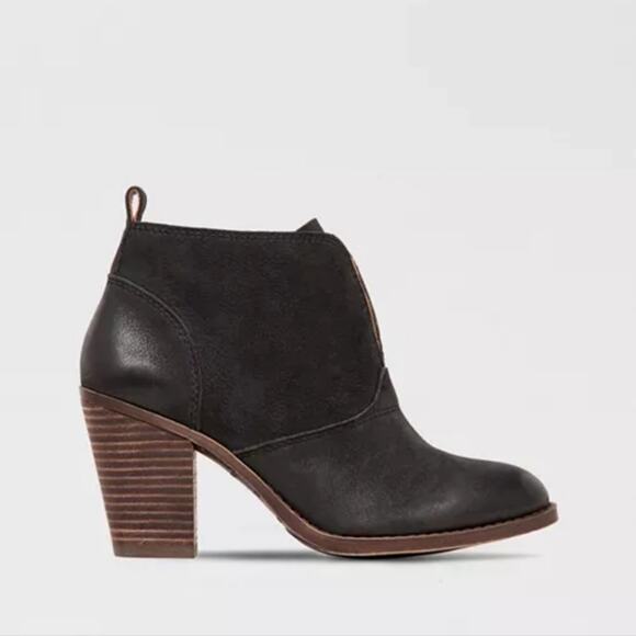 Lucky Brand Ehllen High-Heel Bootie Ankle Boots Size 8.5 - Picture 1 of 10